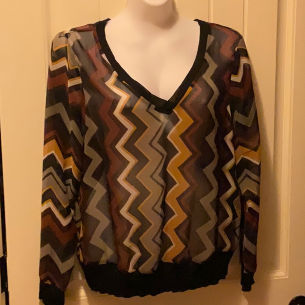 Missoni for Target V Neck Size XL Blouse